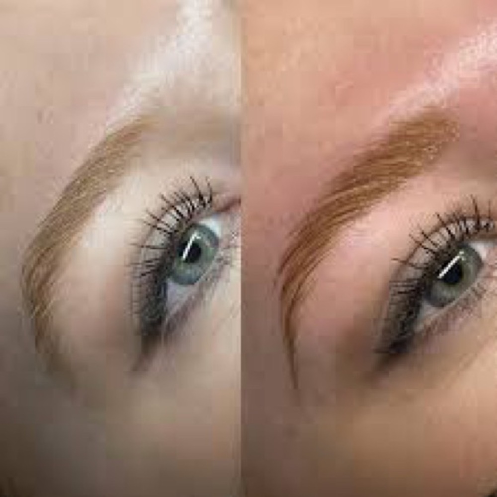 Brow tint for red heads